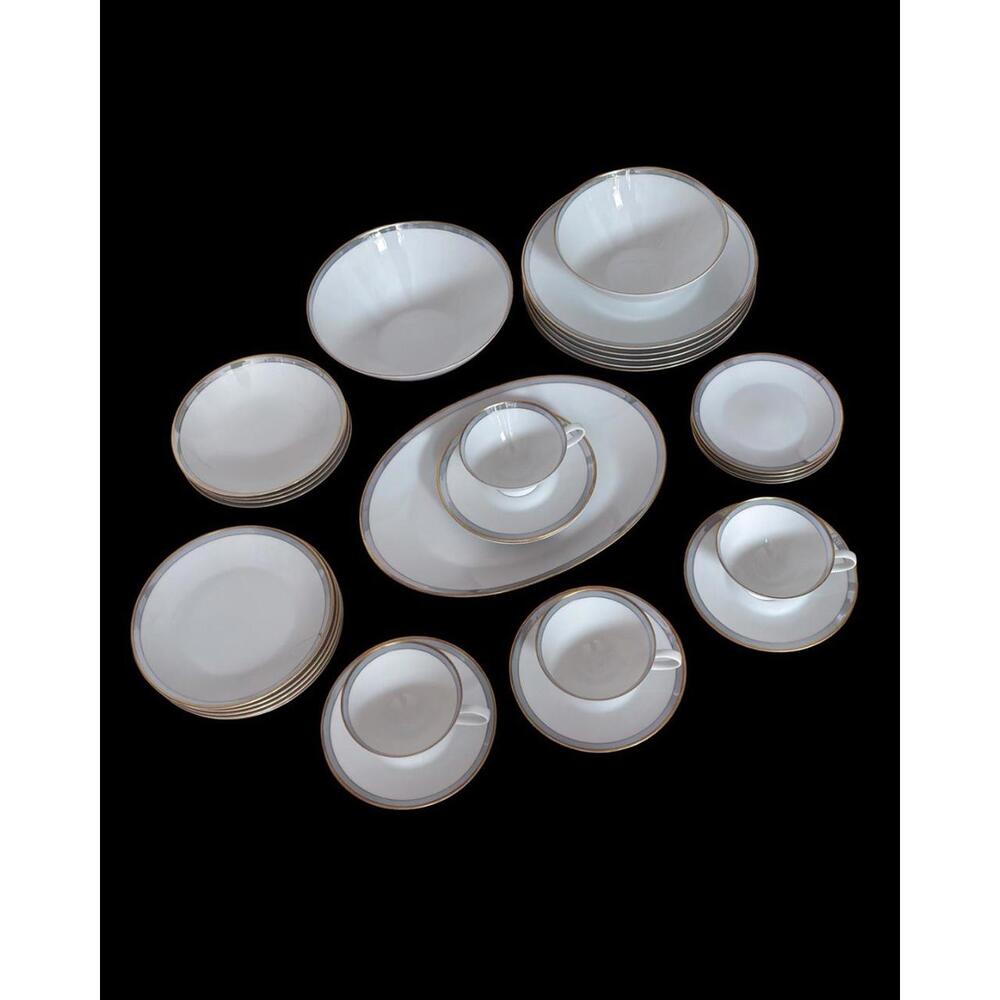 Rosenthal “Gala Blue” Dinner Service by Raymond Loewy 30 Pc Set